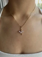 Pembe Balerin Kolye - Görsel 2