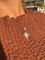 Taşlı Kuzey Yıldızı Kolye - Görsel 2