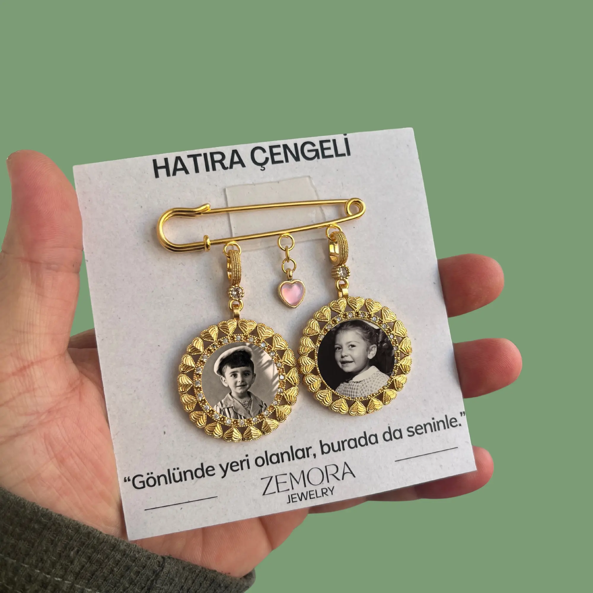5 2 Fotoğraflı Hatıra Çengeli - Görsel 1