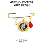 Altın Atatürk Hatıra Çengeli