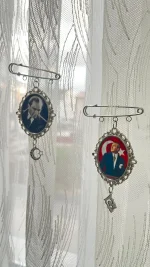 Gümüş Atatürk Hatıra Çengeli - Görsel 2