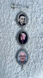 3 Fotoğraflı Gümüş Hatıra Çengeli - Görsel 5